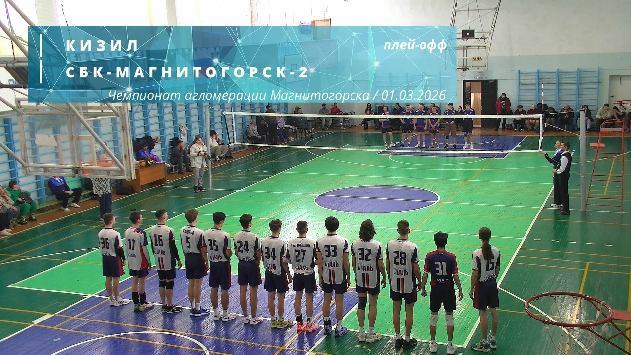 КИЗИЛ vs СБК-МАГНИТОГОРСК-2 / Чемпионат агломерации Магнитогорска по волейболу / 01-03-2026